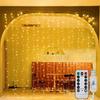 3M New Year's Garland LED Curtain String Lights Fairy Decoration USB Holiday Garland Lamp 8 Mode For Home Garden Christmas Party