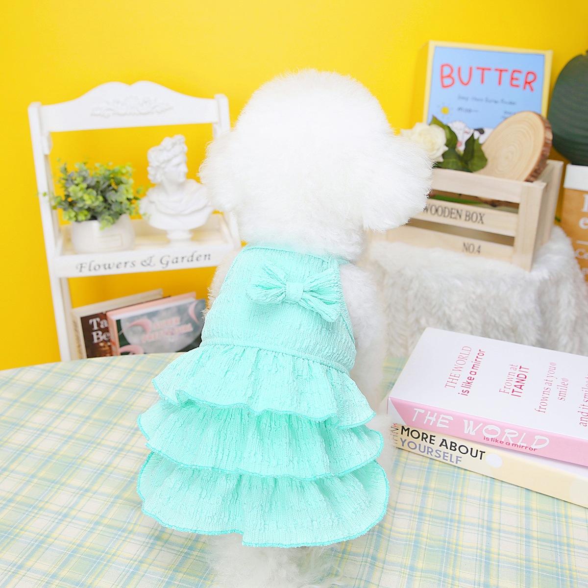 

Питомец Многослойная Юбка-Торт Одежда Весна/Лето Тонкая Юбка для Собаки Тедди Бишон Фризе Маленькая Собака Кошка Конфетный Цвет Платье Одежда для Собак XXL