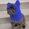 Cute Plush Solid Color Pet Hat For Dogs Versatile Fleece Hooded Accessory For Every Occasion