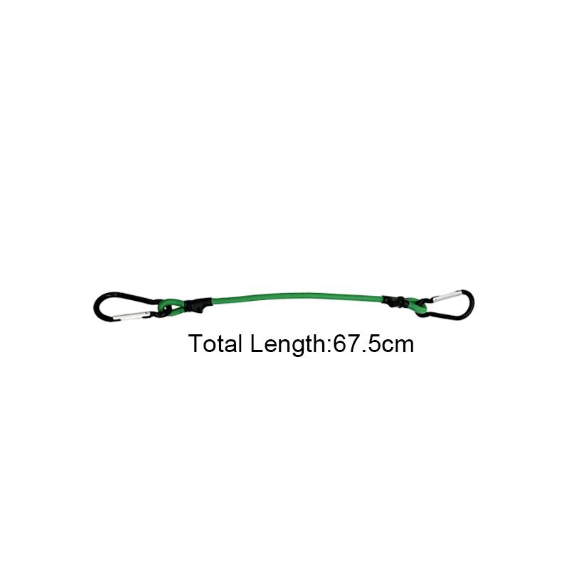 30-120Cm Green Stretch Ropes 6Mm Bungee Cords With Hooks Elastic Tie Strap Bikes Tie Car Luggage Packing Roof Rack Strap