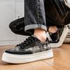 Fashion Men's Casual Low Top Thick Soled Canvas Shoe 2025 Autumn New Fashion Trend Versatile Comfortable Niche Design Platform sneakers