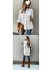 European American Women's Versatile Pocketed Long-Sleeve Lapel Shirt