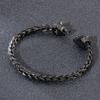 Kalen Viking Animal Bangles Vintage Black Wolf Head Men's Stainless Steel Bracelet Nordic Party Jewelry Gift Charms Accessories