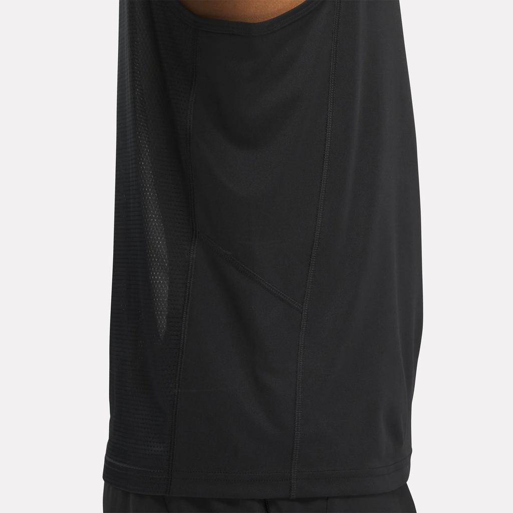 Reebok Rbk-Dry Mesh Breathable Cooling Running Sleeveless Vest Men Tops Black 100070811