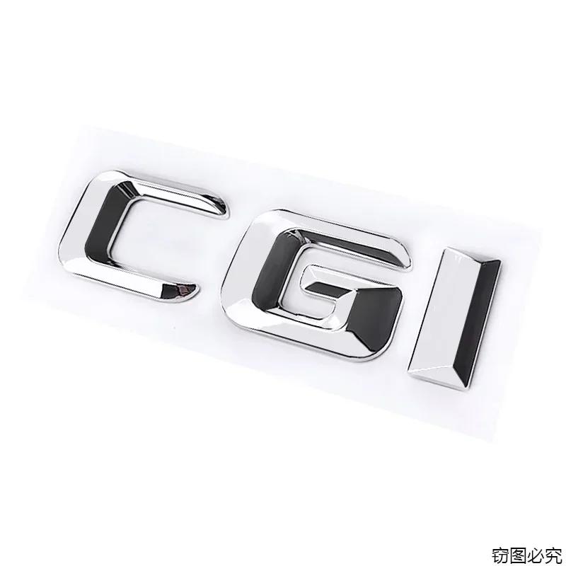 ABS Car Tail Letters Emblem Sticker Auto Fender Side Badge for Mercedes Benz CGI CDI Logo W111 W210 W213 W203 W205 CLK CLA GLA RW1