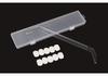 Transparent Eyebrow Microblading Symmetry Ruler: Shape & Positioning Tool
