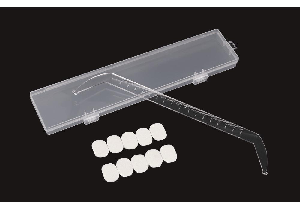 Transparent Eyebrow Microblading Symmetry Ruler: Shape & Positioning Tool
