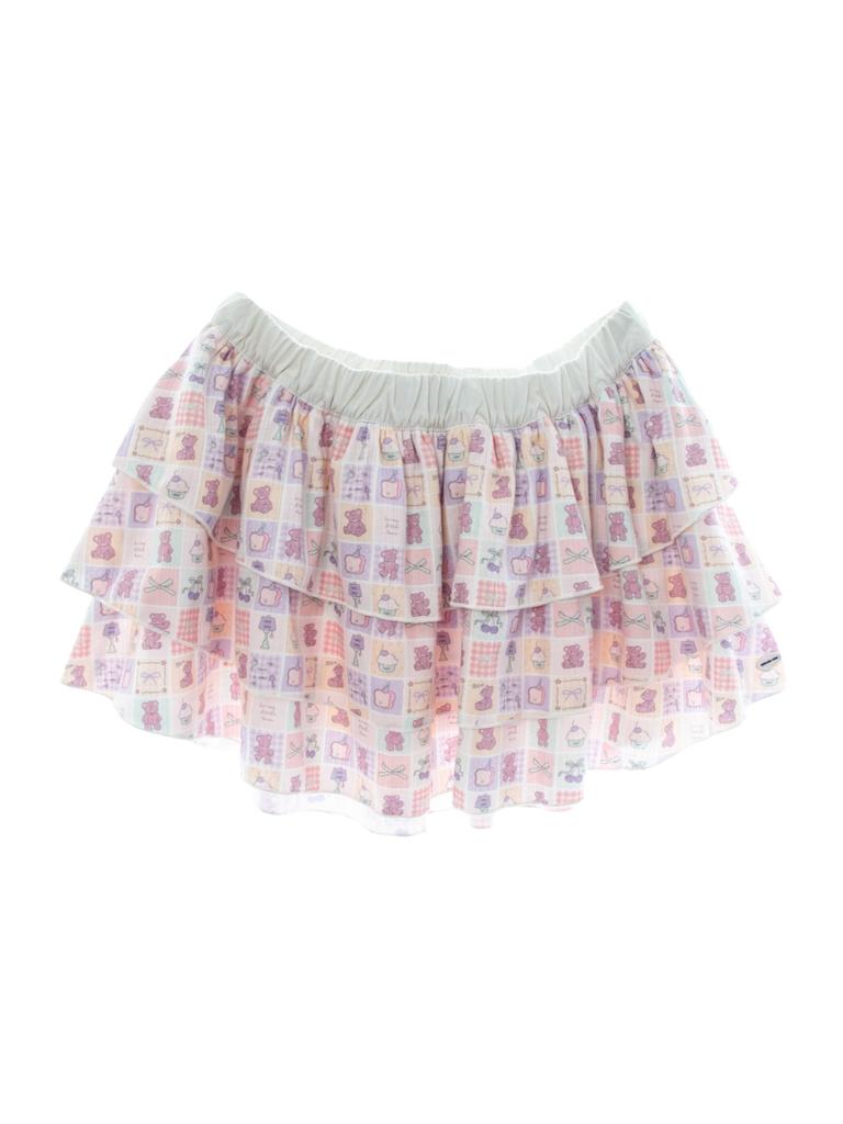 Guleumkim Angel Kitsch Toy Pattern Skirt (4 Colors)