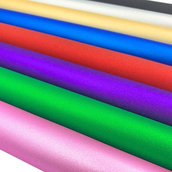 1 Roll Thermal Transfer Film Glitter Self-Adhesive PVC Exquisite Adhesive Vinyl Sheets for DIY