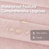 Magnetisch Vouwbaar Douchegordijn Waterdicht & Ruimtebesparend Ontwerp Met Haken Dikke Stof In 6 Kleuren Voor Moderne Badkamer Decor