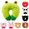Pig Pig Strawberry Soft Neck Pillow With 3d Plush Material For Home Office And Commuting