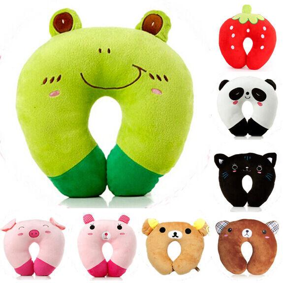 Pig Pig Strawberry Soft Neck Pillow With 3d Plush Material For Home Office And Commuting