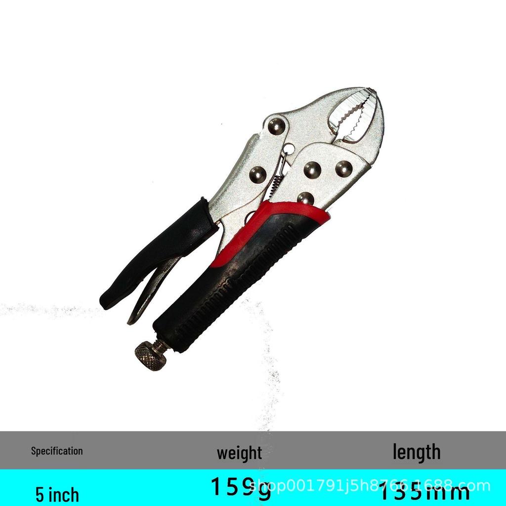 Industrial Grade Multifunctional High Leverage Round Nose Pressure Clamping Pliers for Labor-Saving Work.