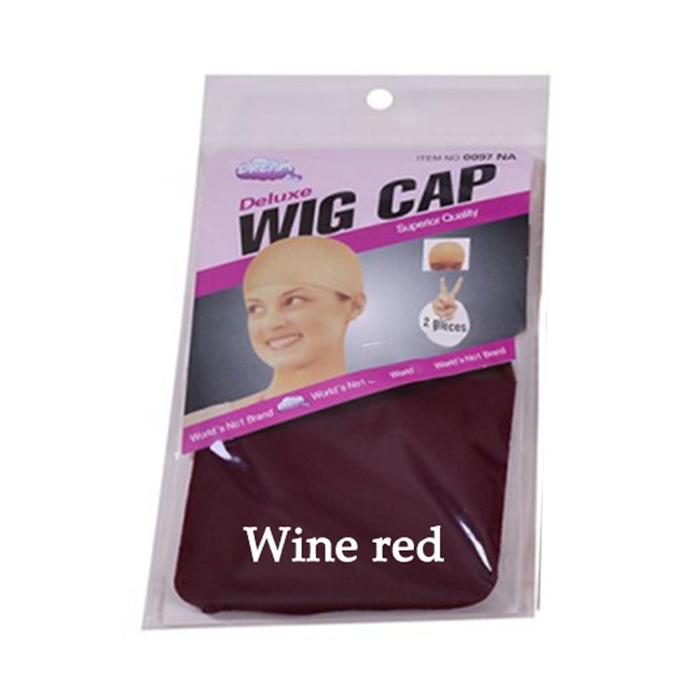 Color Mesh Weaving Beige Stretchable Free Size Stocking Hair Net Wig Cap Hairnets Hair Accessories