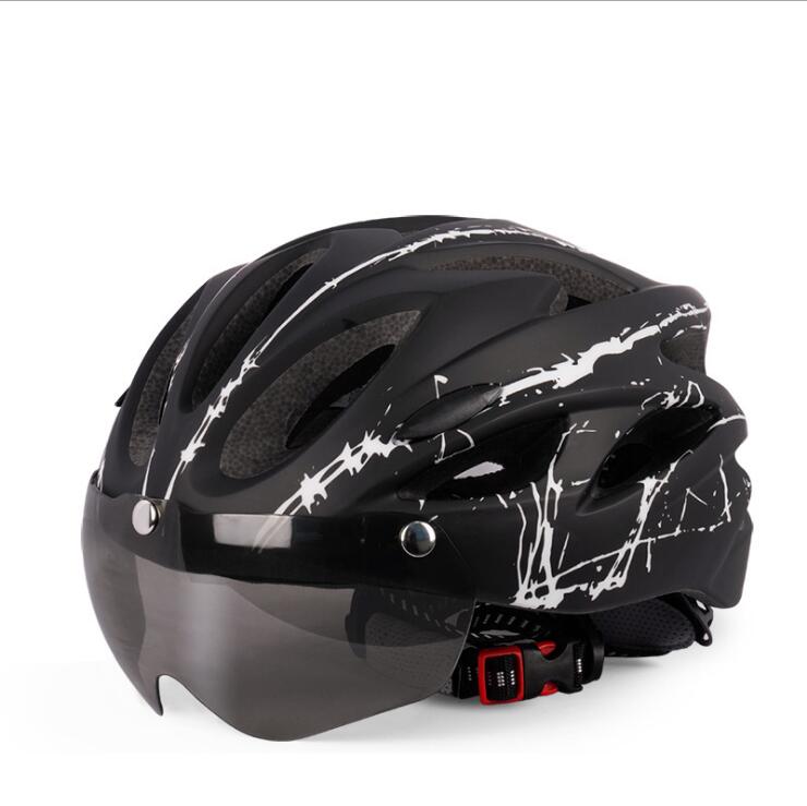 Cycling Helmet with Goggles for Men and Women Bicycle Ultralight Helmet Equipment