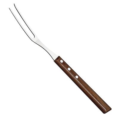 Fourchette à découper en bois Tramontina pour viande Outil de barbecue traditionnel en bois naturel de 32 cm Fabriqué au Brésil 22231000 TRAMONTINA