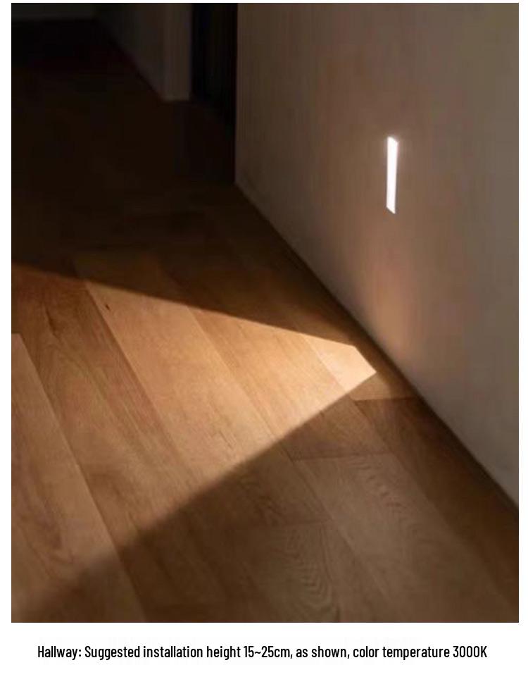 Recessed Frameless LED Stair and Corridor Light