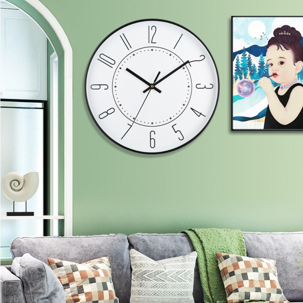 

Stylish Hanging Clock Plastic Scale Clock Modern Wall Clock Hotel Style 10
