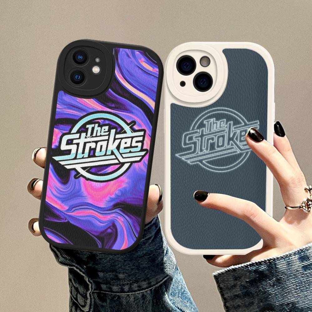 Classic Famous Rock Band The S-strokes Phone Case Hard Leather For IPhone 16 15 14 13 12 Mini 11 14 Pro Max Xs X Xr Plus Fundas
