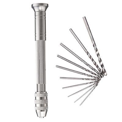 Herramientas Rotativas Taladro de Mano Plateado 89*14mm Aleación de Aluminio Diamante