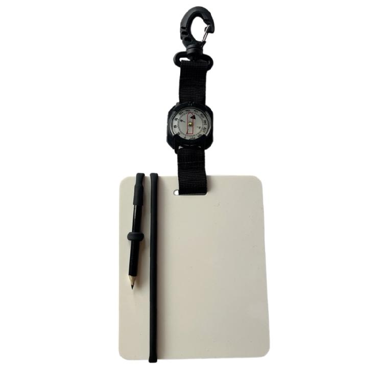 

Dives Writing Slates Equipped with Compasses and Clip for Underwater Navigations and Note Taking 1