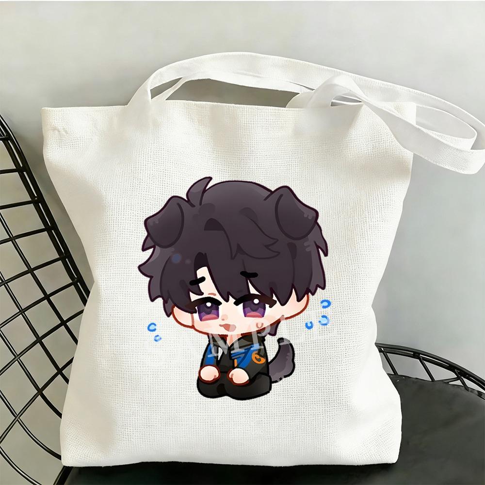 Love and Deepspace Cute Cartoon Puppy Caleb Xia Yizhou Gege 35x40CM Canvas Bag Anime Cosplay Fan Collect Bag Gifts