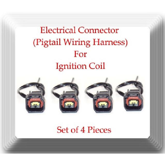4 X Connector of Ignition Coil UF169 Fits: Suzuki Sidekick 1996-1998 4Cyl 1.8L