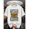 Camiseta de manga corta para hombre, tallas europeas, de verano, con estampado de letras.