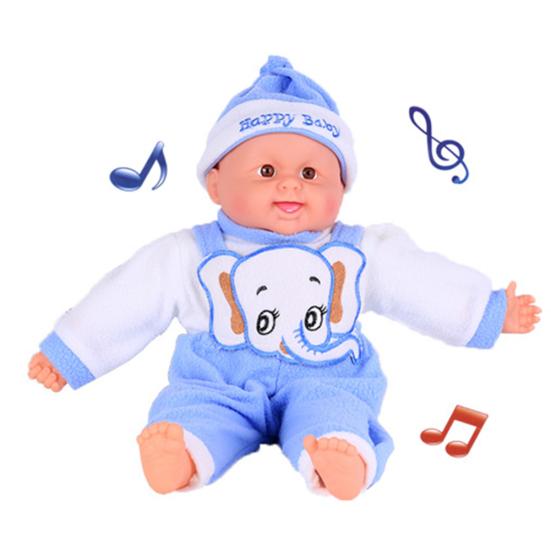 30cm Lifelike Reborn Smiling Baby Doll Soft Vinyl Children Accompany Toy Gift