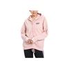 Adidas Originals Cotton Breathable Fashion Versatile Long Sleeve Hooded Sweatshirt Women Sweatshirt Pink EC0782