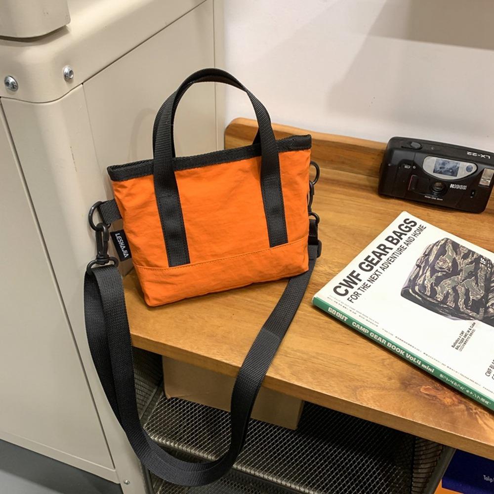 Borsa a tracolla da uomo di alta qualità, grande capacità, in nylon, stile Harajuku, per cellulare, borsa tote, stile coreano, a spalla singola, per uso quotidiano