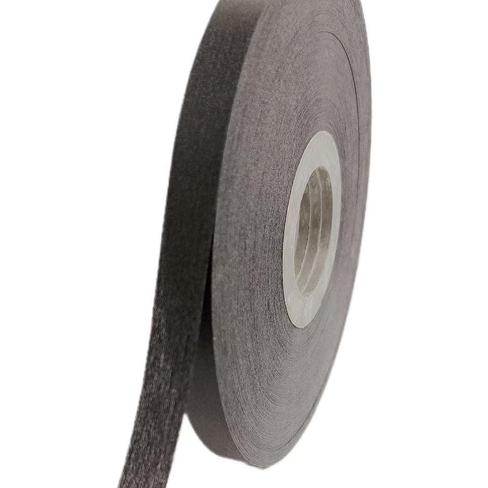 Black Anti-static Non-woven Fabric Semiconducting Tape for Cable Shielding Conductive, Shielding, Anti-static чёрный