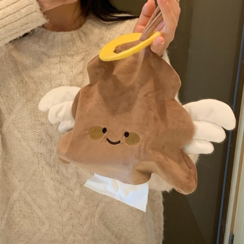 Waterproof Hanging Paper Bag Cartoon Napkin Storage Box Creative Tissue Box  Home Use