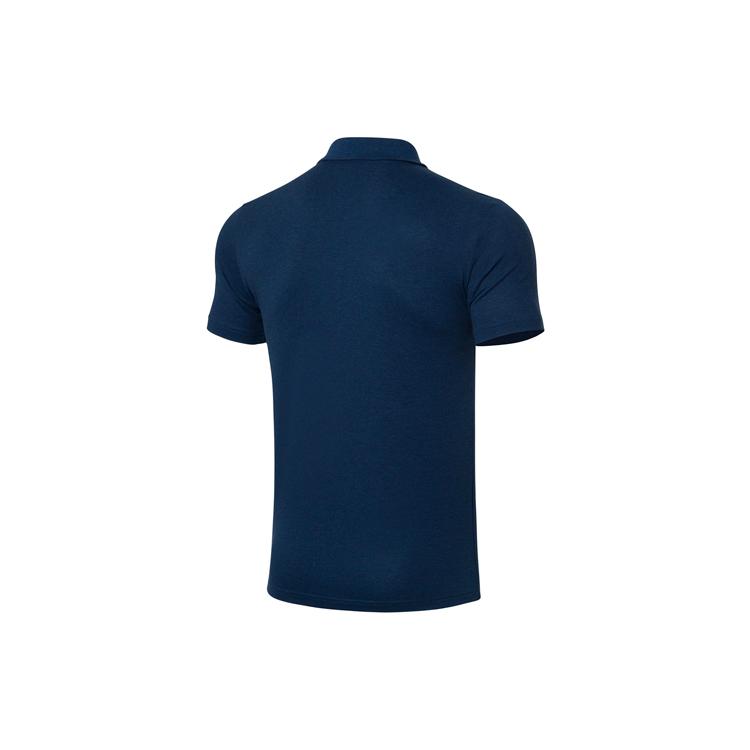 Li Ning Polo Shirts Men's Heather Gray Guangdong Blue Polo Collar Moderate Other APLR005-5