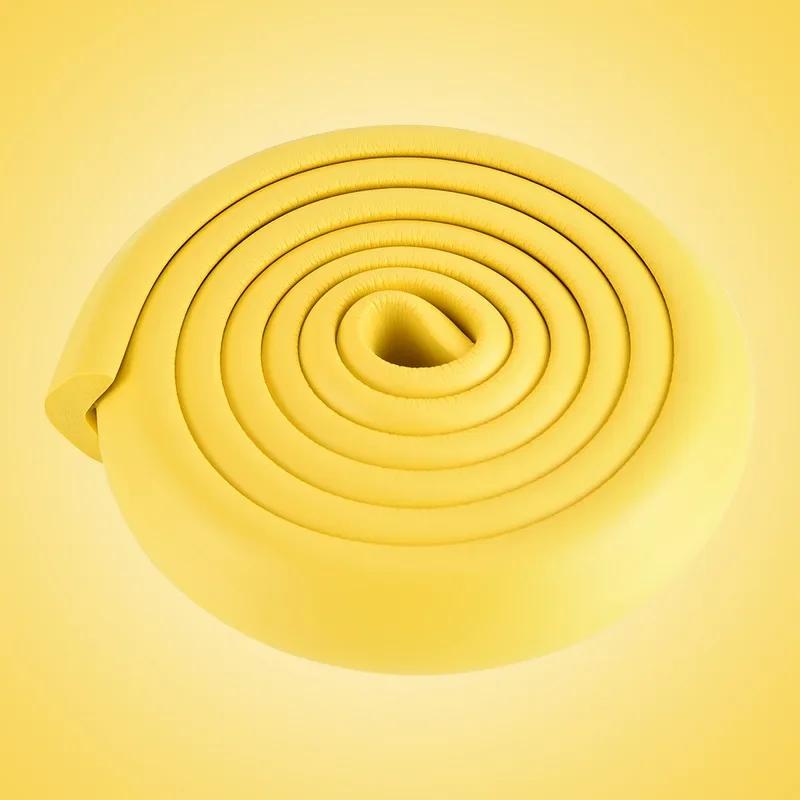 2m Thicken Baby Bumper Strip Furniture Anti-collision Strip L Type with Double-sided Tape Coffee Table Corner Protection Strips