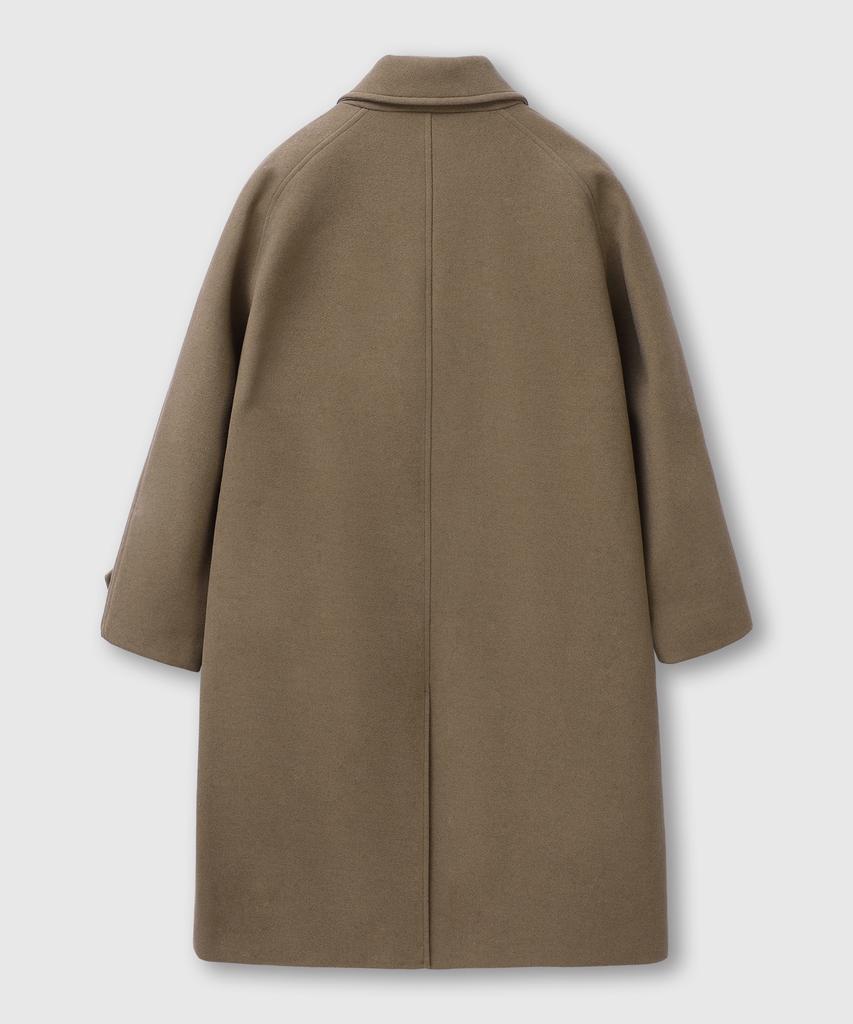 Lemain Second Wool Blend Oversized Balmacaan Coat [Beige]