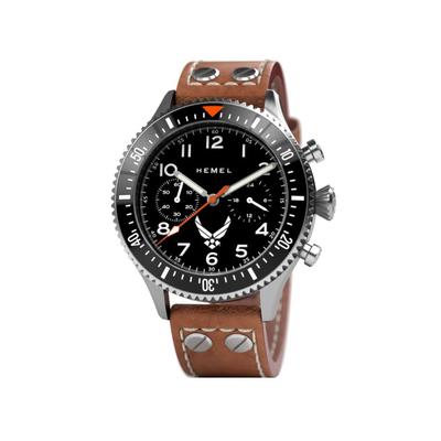Édition Spéciale USAF Vitesse Mach Noir avec Cadran Super-LumiNova C3 Quartz HFUSAF1-02 100M Montre Homme
