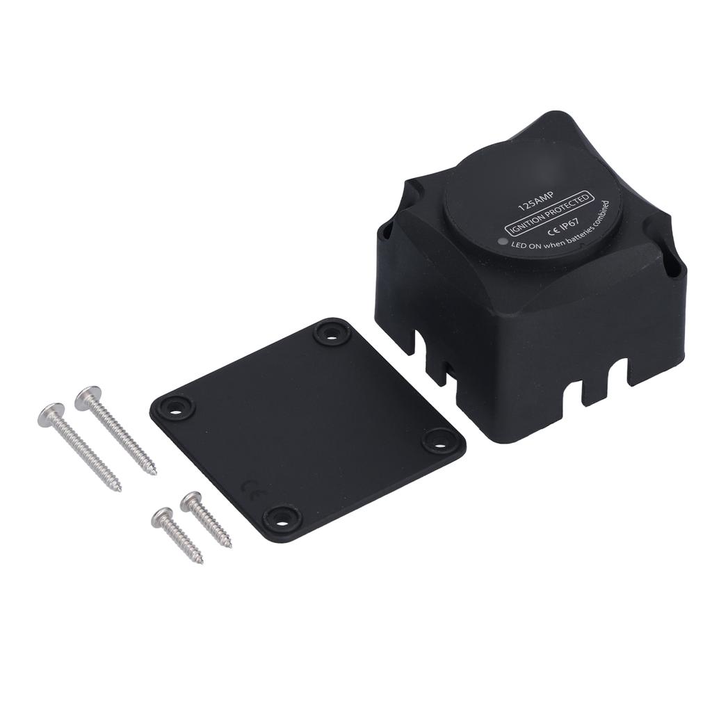 Voltage Sensitive Relay Automatic Charging VSR Dual Smart Battery Isolator with Screws 12V 125A