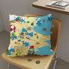 Cartoon Cute S-Smurfs Personalized Pillow Cover Kids Bedroom Wild Party Decor Pillowcase Kid Birthday Shower Gift