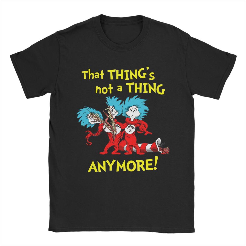 Unisex Women Graphic Printed Cartoon Thing 1 Thing 2 Buddies reading day  Tee T Shirt Cotton  Tshirts Clothes
