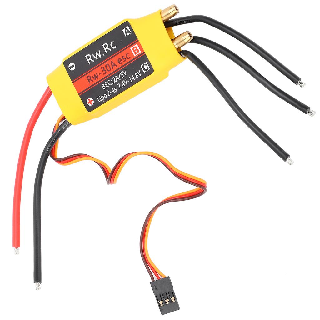 30A ESC Brushless Water Cooling Electric Speed Controller ESC for RC Boat Model