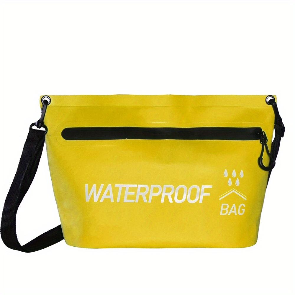 1pc Wash Sack Dry Bag Durable Swimming Rafting Kayaking Travel Zipper Handbag River Trekking Floating Boating Swimming Bag
