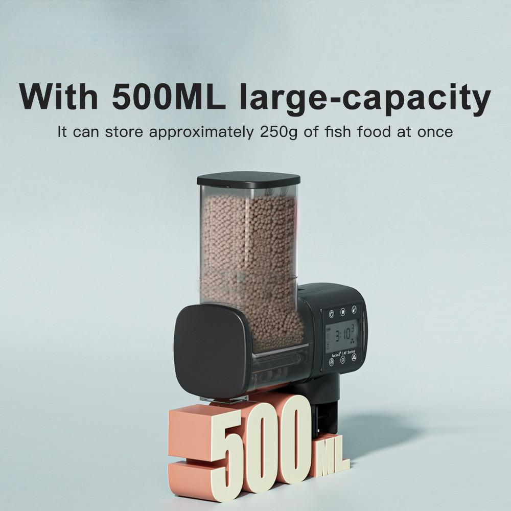 500ML Aquarium Fish Tank Feeder Intelligent Automatic Feeder Digital Timing Wifi Wireless Remote Control Fish Feeding