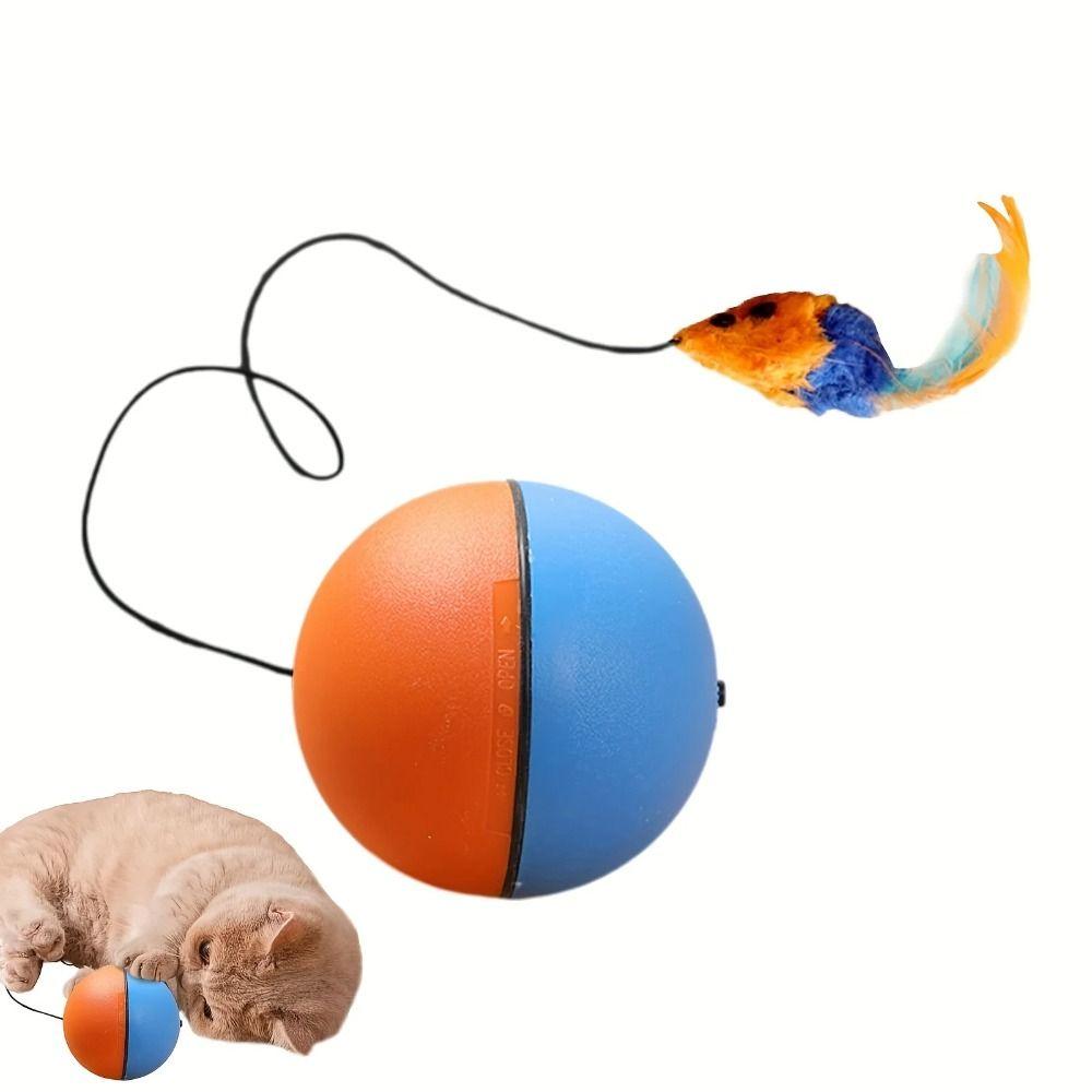 ABS Automatic Electric Cat Toy Interactive Cat Ball Toys Automatic Rolling Ball Toy  Pet Supplies