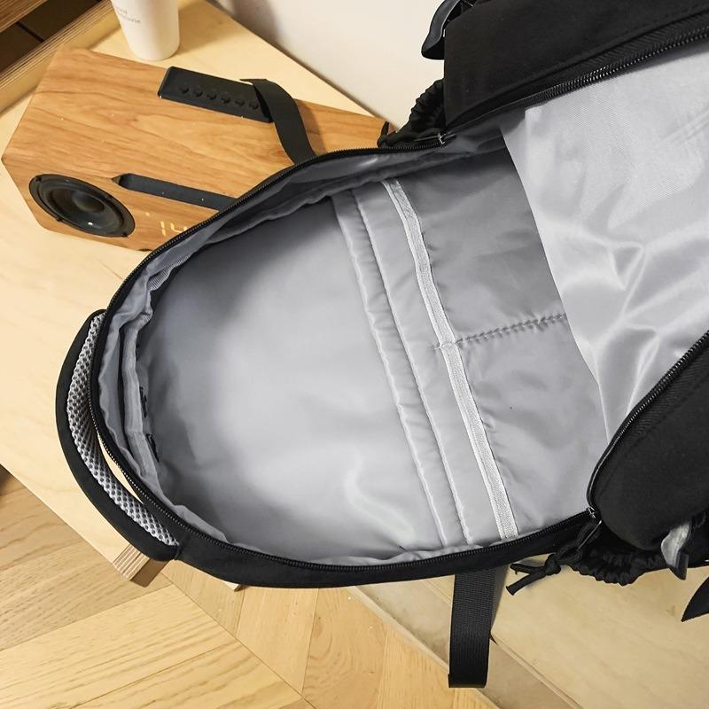 New Large-capacity Schoolbag Men's Trendy Cool Couple Casual Backpack Korean Version Ins Junior High School Student Computer Backpack