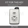 5 Buttons Remote Car Key Case Cover Fob Smart Card Shell for Toyota Avalon Camry Highlander Crown Corolla  Car Accessories
