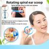 Spiral Silicone Earwax Cleaner,with16 Replaceable Heads,for Both Adults and Children,can Easily Remove Earwax with a Simple Grab