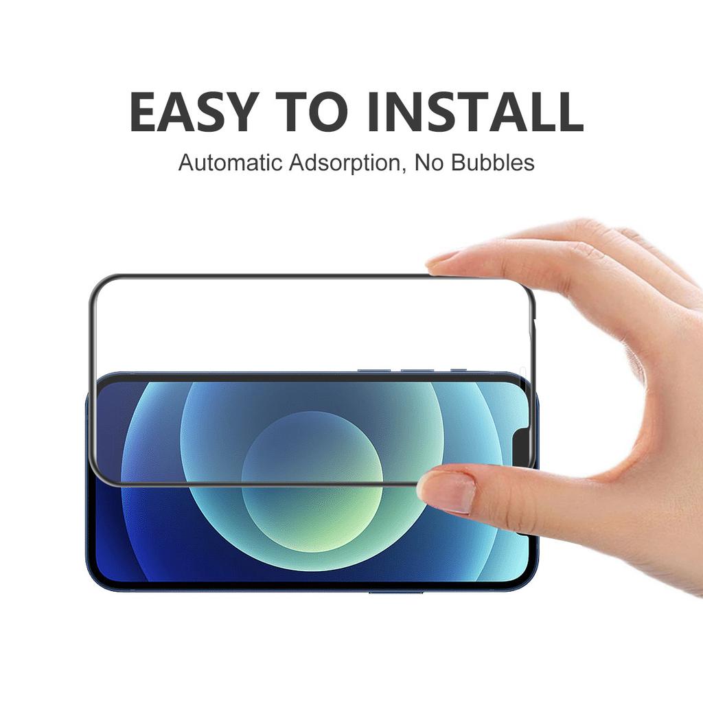 ENKAY HAT PRINCE Full Glue Complete Covering Tempered Glass Screen Protector for iPhone 12 Pro/iPhone 12