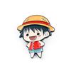 One Piece Luffy & Zoro Piraci Słomkowego Kapelusza Metalowa Broszka Pin