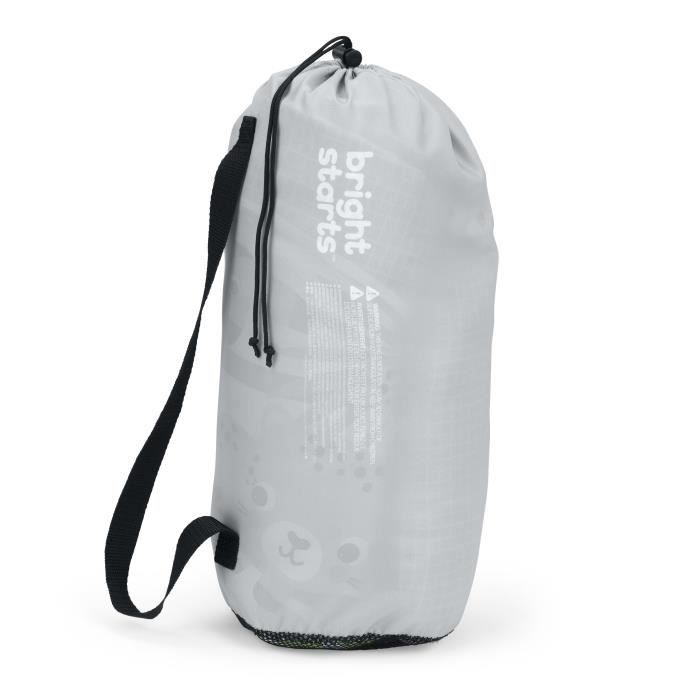 BRIGHT STARTS Tapis d'éveil bébé au sol évolutif pliable- Foret tropicale- arche avec jouets sensoriels et musicaux ,miroir